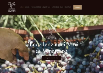 Vini Silvestri – Realizzazione Siti Web WordPress Professionali per Aziende Vinicole