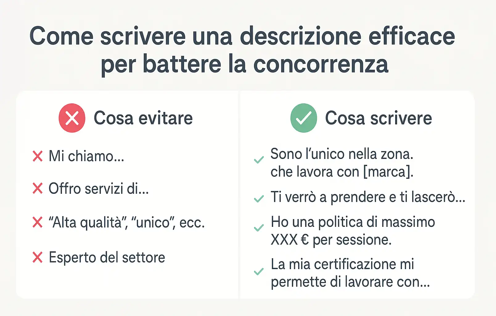 come battere i tuoi competitor frasi profilo