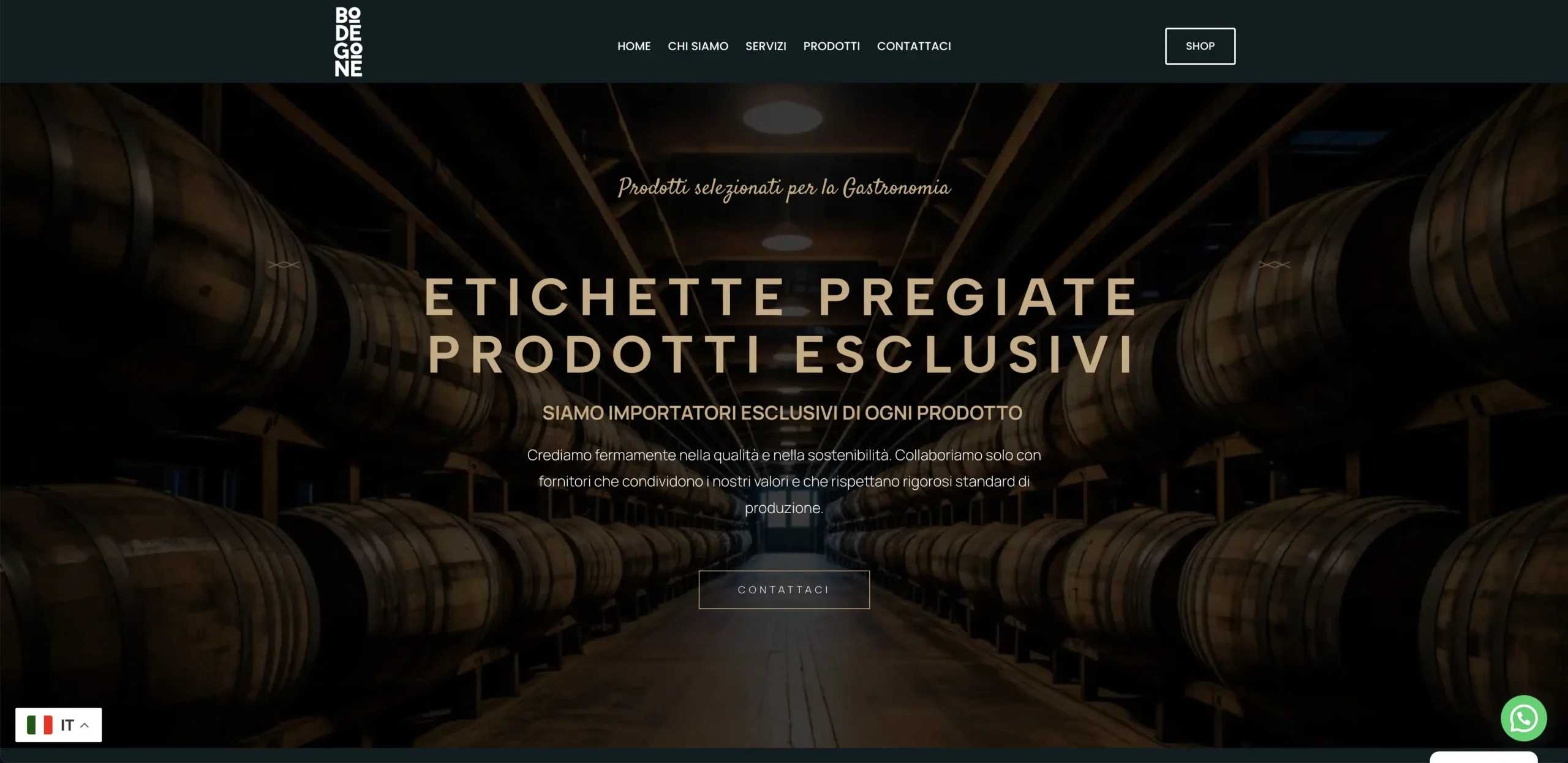realizzazione siti web Prodotti Alimentari