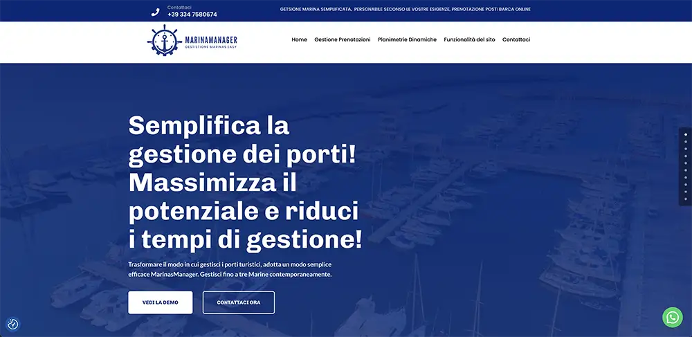 realizzazione siti web Teramo Marina Manager