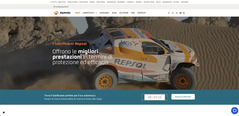 realizzazione siti web Teramo Olio Motore